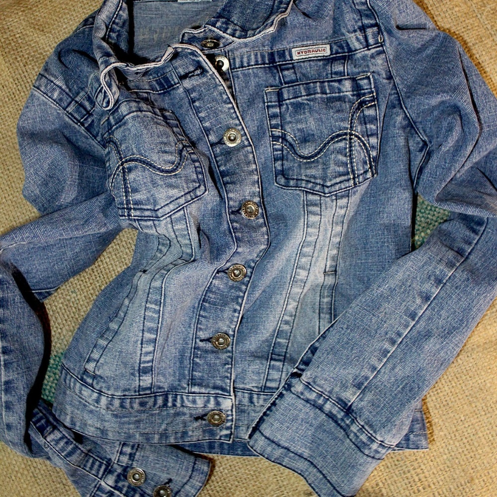 Hydraulic Denim Jean Jacket - Picture 6 of 8